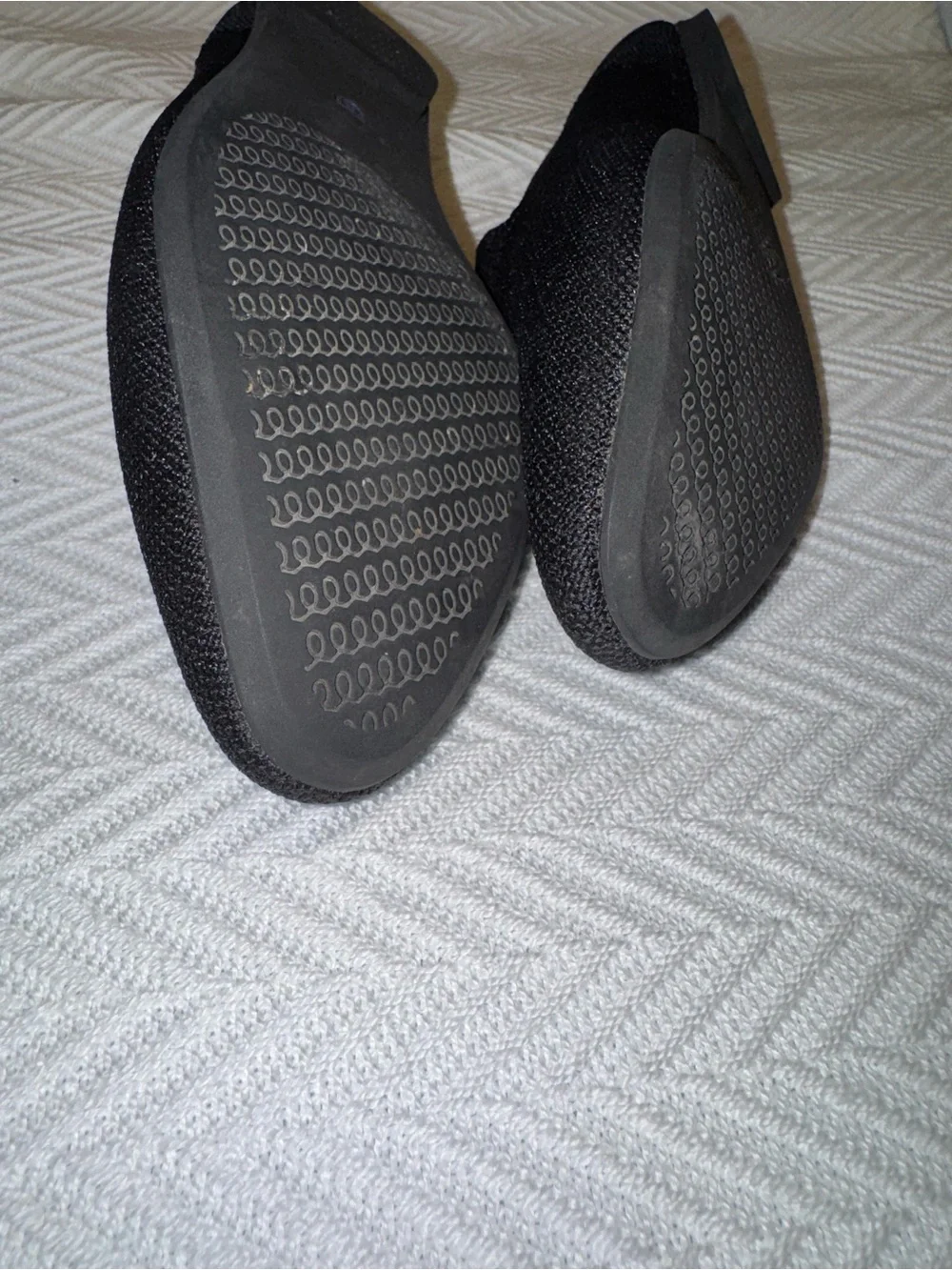 Rothy's Black Knit Women's Slip-On Loafers
